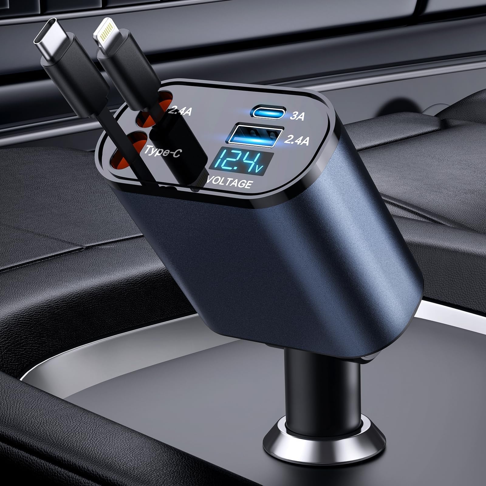 RetractoCharge Car Charger